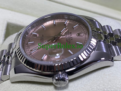 Datejust 36 Steel Pink Index Dial Ref.116234