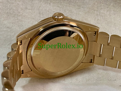 Day-Date 36MM Yellow Gold Champagne Roman Dial Ref.118238