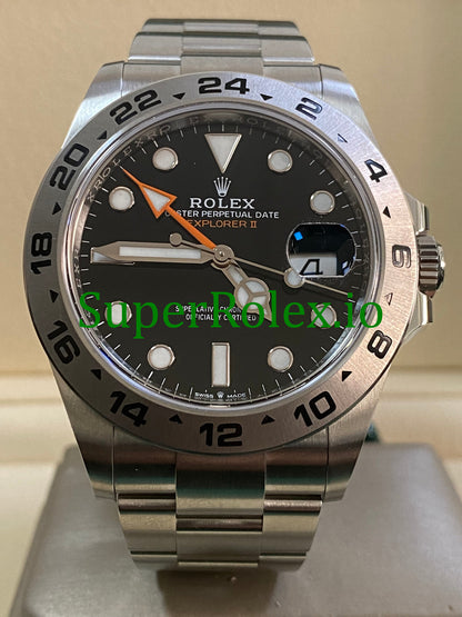 Explorer II 42mm Steel Oyster Ref.226570 - Black Dial