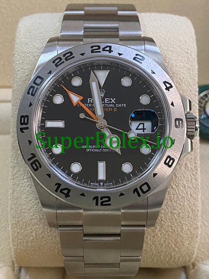 Explorer II 42mm Steel Oyster Ref.226570 - Black Dial