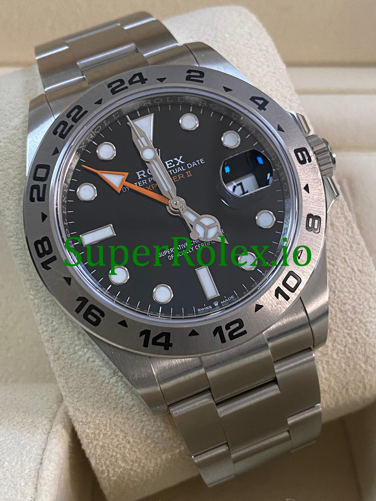 Explorer II 42mm Steel Oyster Ref.226570 - Black Dial