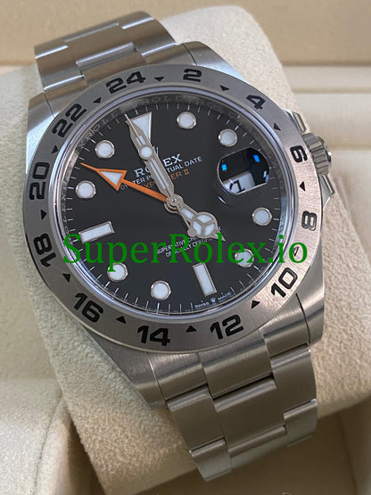 Explorer II 42mm Steel Oyster Ref.226570 - Black Dial