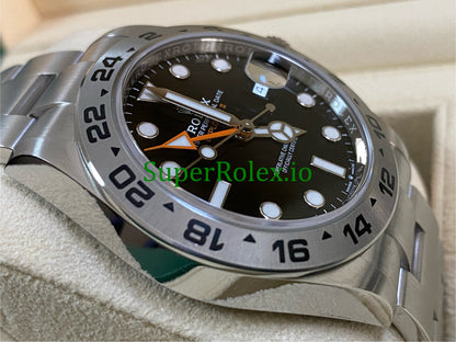 Explorer II 42mm Steel Oyster Ref.226570 - Black Dial