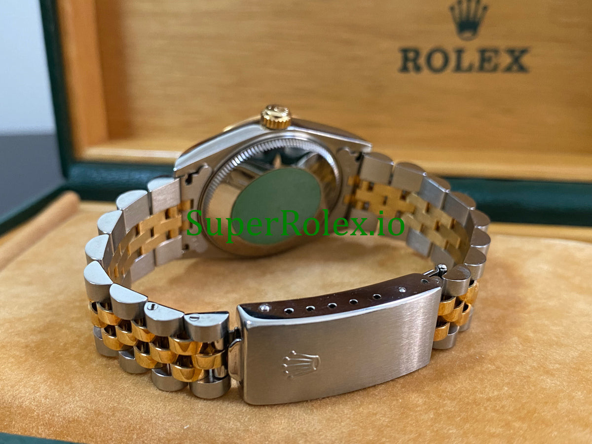Datejust 31 Yellow Gold Champagne Roman Dial Ref.68273