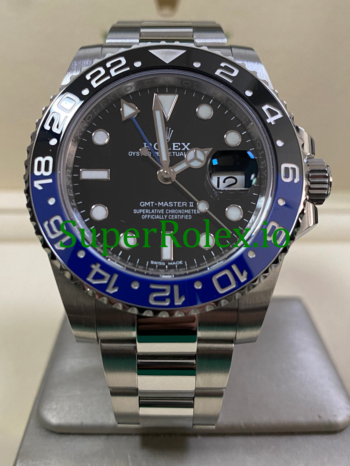 GMT-Master II 40mm Steel Oyster Ref.116710BLNR - Black Dial