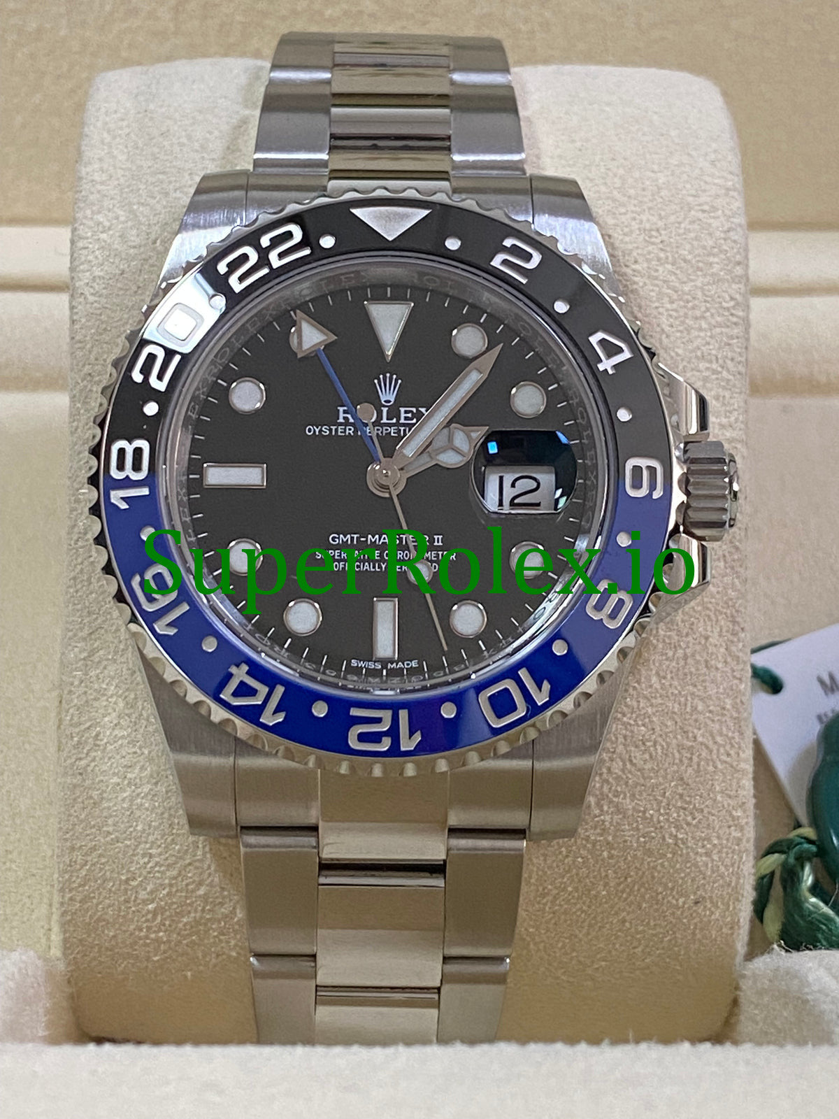 GMT-Master II 40mm Steel Oyster Ref.116710BLNR - Black Dial