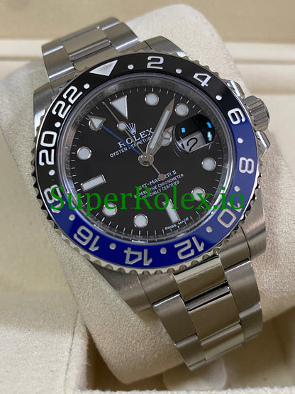 GMT-Master II 40mm Steel Oyster Ref.116710BLNR - Black Dial