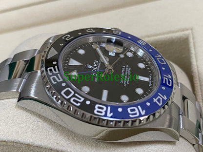 GMT-Master II 40mm Steel Oyster Ref.116710BLNR - Black Dial