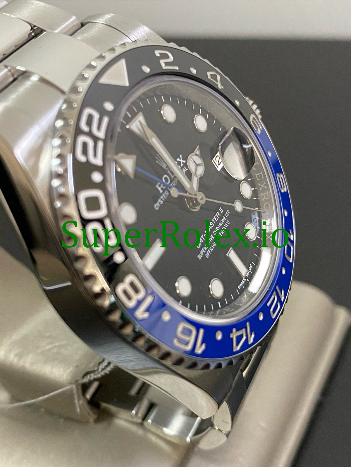 GMT-Master II 40mm Steel Oyster Ref.116710BLNR - Black Dial