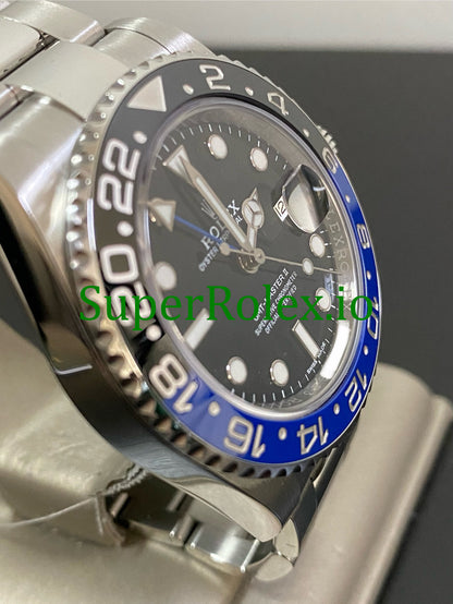 GMT-Master II 40mm Steel Oyster Ref.116710BLNR - Black Dial