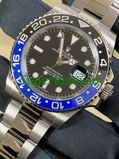 GMT-Master II 40mm Steel Oyster Ref.116710BLNR - Black Dial