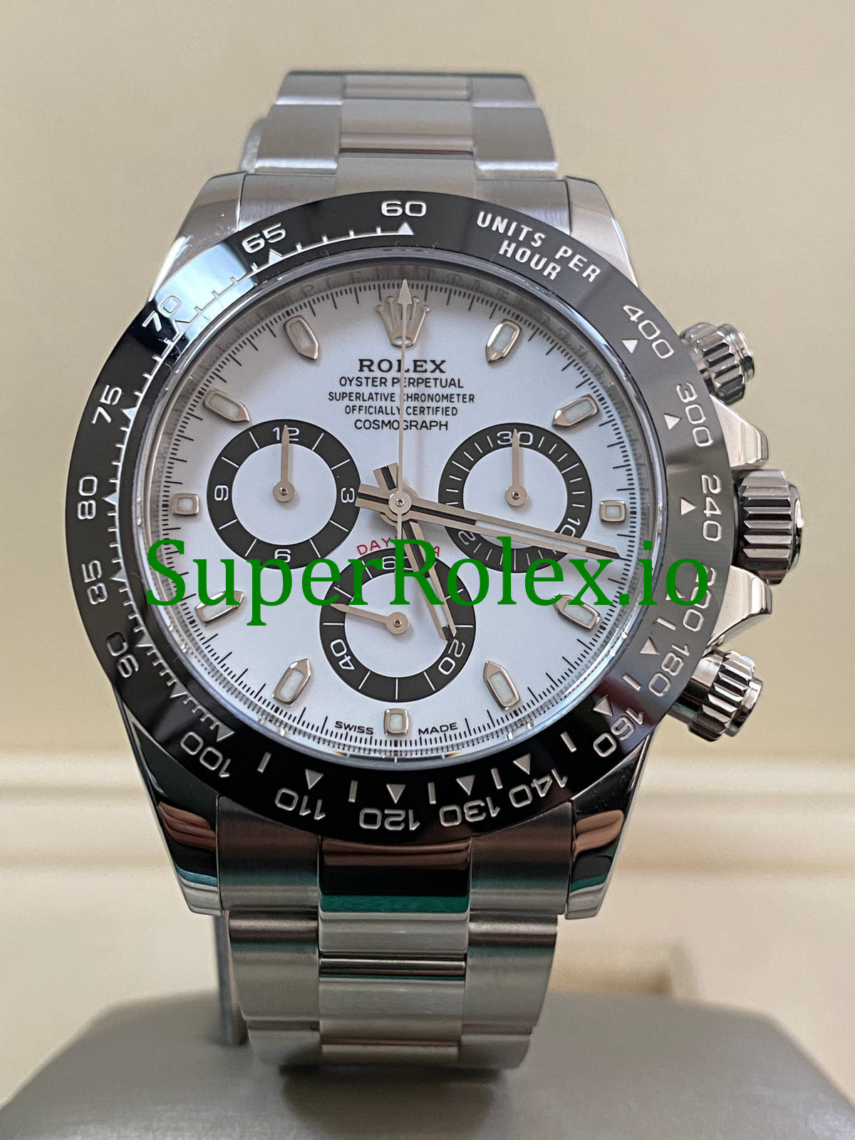 Cosmograph Daytona 40 Steel White Index Dial Ref.116500LN