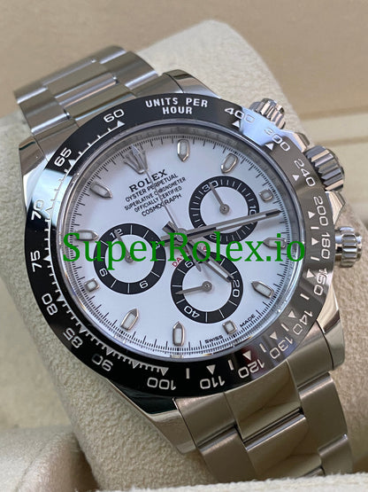 Cosmograph Daytona 40 Steel White Index Dial Ref.116500LN