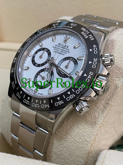 Cosmograph Daytona 40 Steel White Index Dial Ref.116500LN