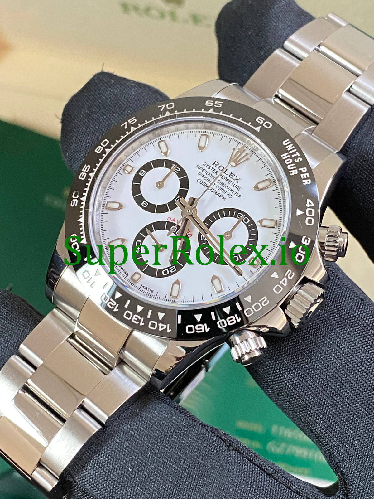 Cosmograph Daytona 40 Steel White Index Dial Ref.116500LN