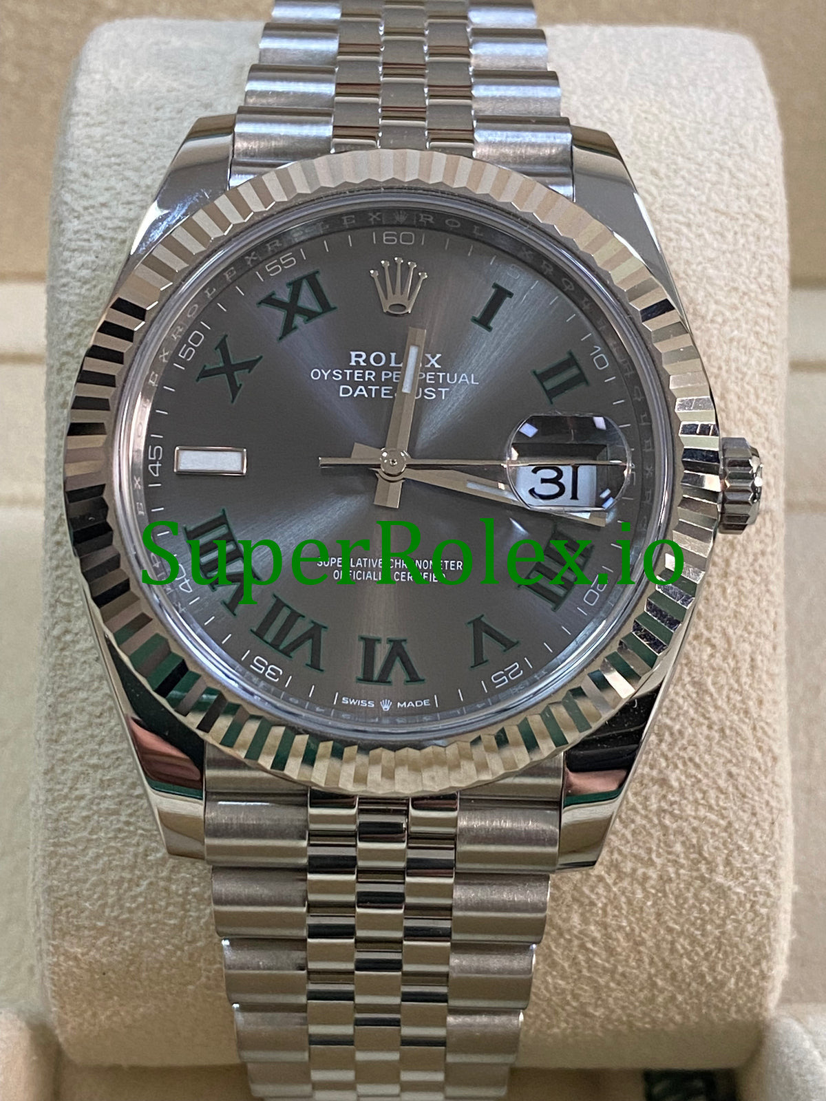 Datejust 41 Steel and White Gold Ref.126334
