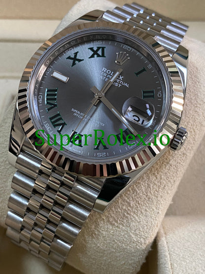 Datejust 41 Steel and White Gold Ref.126334