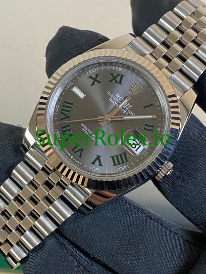 Datejust 41 Steel and White Gold Ref.126334