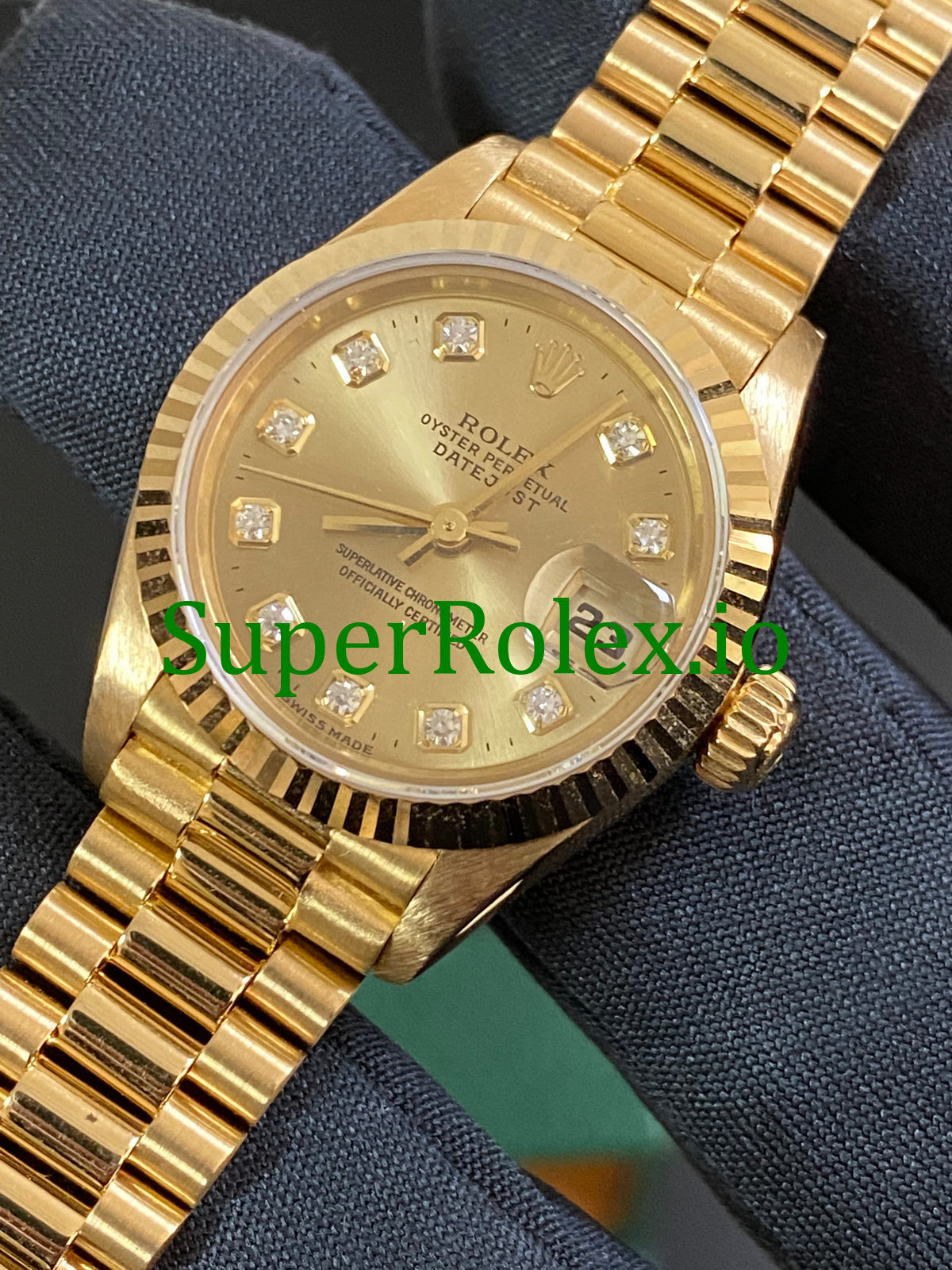 Lady-Datejust 26MM Champagne Diamond Dial Ref.69178