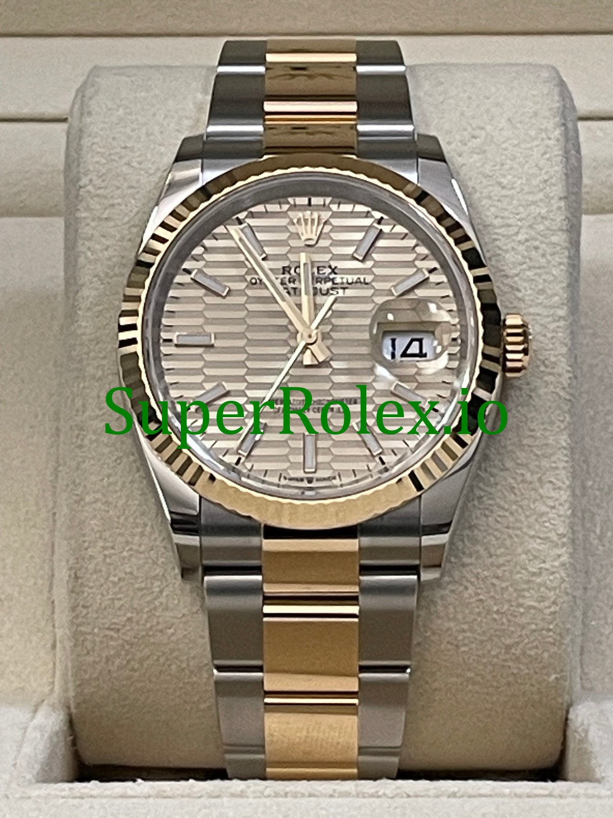 Datejust 36 Yellow Gold Golden Motif Dial Ref.126233