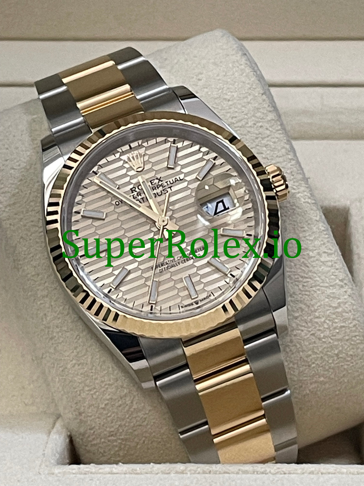 Datejust 36 Yellow Gold Golden Motif Dial Ref.126233