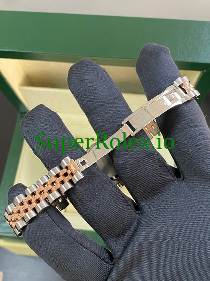 Lady-Datejust 26 Everose Gold and Steel Pink Roman Dial Ref.179171