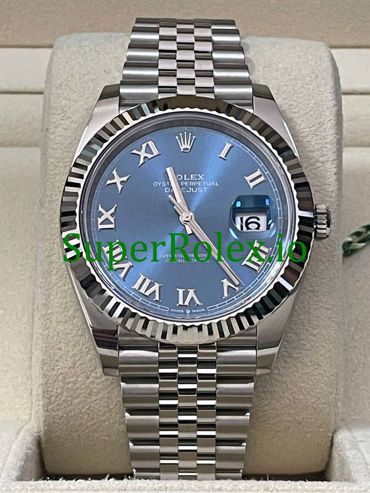 Datejust 41 Steel and White Gold Rolesor Ref.126334