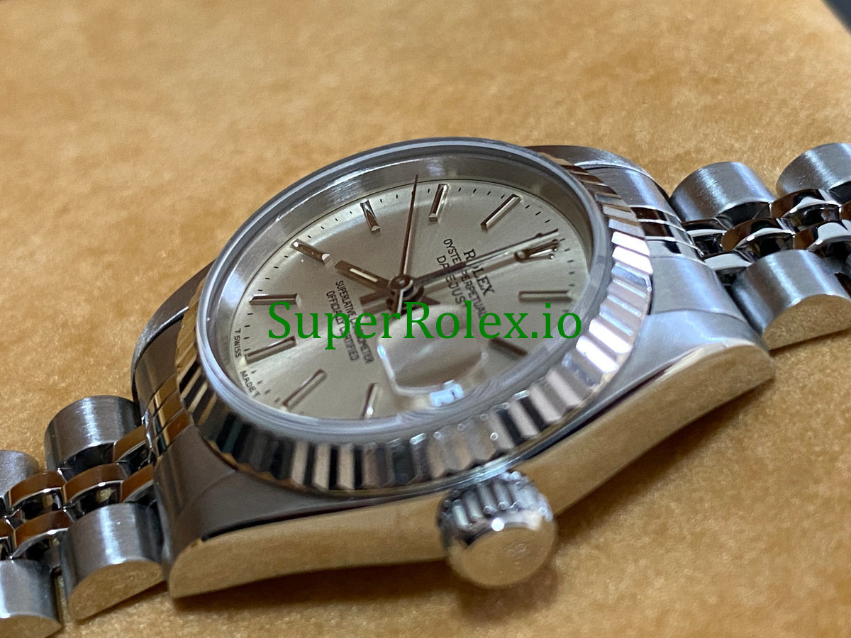 Lady-Datejust 26MM Steel Silver Index Dial Ref.69174