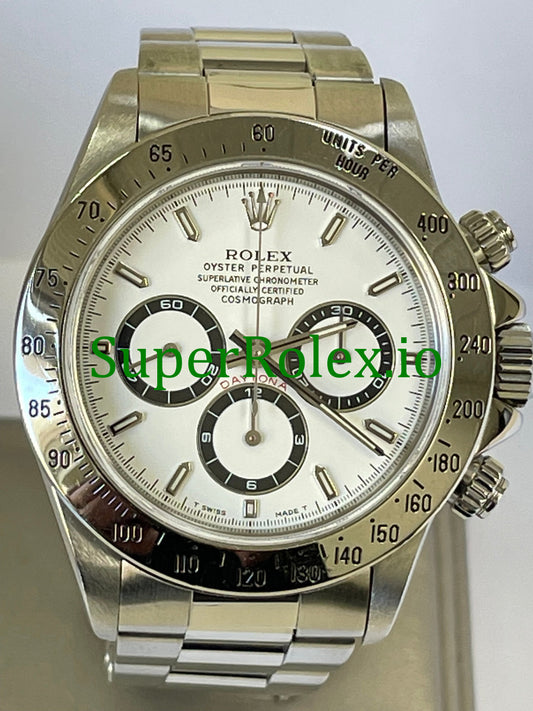 Cosmograph Daytona 40MM Zenith White Ref.16520