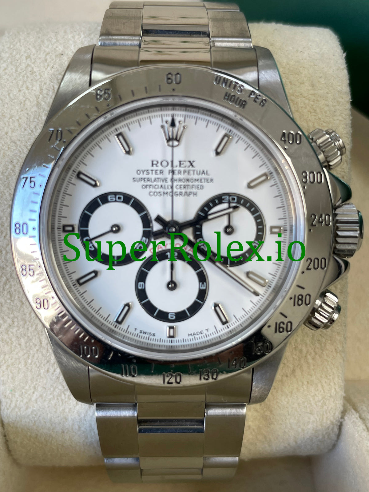 Cosmograph Daytona 40MM Zenith White Ref.16520