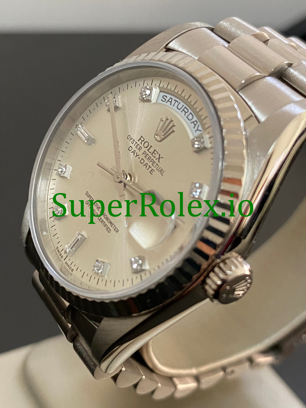 Day-Date 36MM White Gold Ref.18239 - Diamond Dial