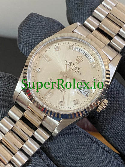 Day-Date 36MM White Gold Ref.18239 - Diamond Dial