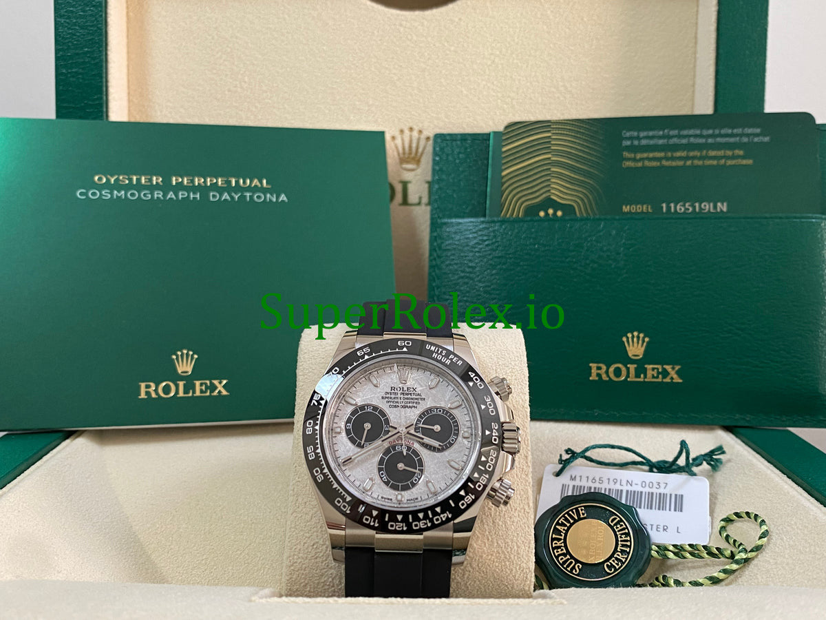 Cosmograph Daytona 40 White Gold Meteorite Dial Ref.116519LN